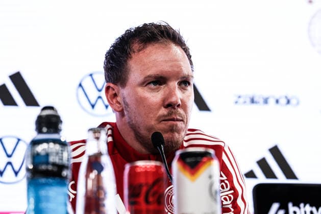 Fussball, UEFA Länderspiel Pressekonferenz Deutschland vor dem Freundschaftsspiel gegen Ghana 29.03.2026, MHP Arena Stuttgart Julian Nagelsmann (Trainer, Deutschland) Stuttgart MHP Arena Baden-Württemberg Deutschland