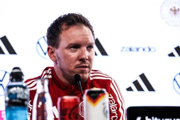 Fussball, UEFA Länderspiel Pressekonferenz Deutschland vor dem Freundschaftsspiel gegen Ghana 29.03.2026, MHP Arena Stuttgart Julian Nagelsmann (Trainer, Deutschland) Stuttgart MHP Arena Baden-Württemberg Deutschland