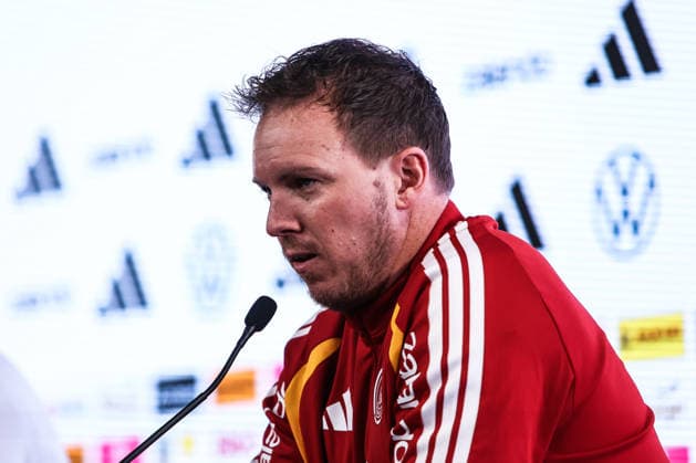 Fussball, UEFA Länderspiel Pressekonferenz Deutschland vor dem Freundschaftsspiel gegen Ghana 29.03.2026, MHP Arena Stuttgart Julian Nagelsmann (Trainer, Deutschland) Stuttgart MHP Arena Baden-Württemberg Deutschland