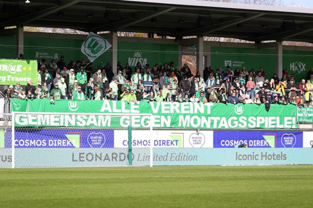 VfL vs. Berlin, BL Frauen Wolfsburg, 29.03.2026, Fußball, Frauen, Google Pixel Bundesliga, Saison 2025 2026, VfL Wolfsburg vs FC Union Berlin, VfL Fankurve AOK Stadion Niedersachsen Deutschland
