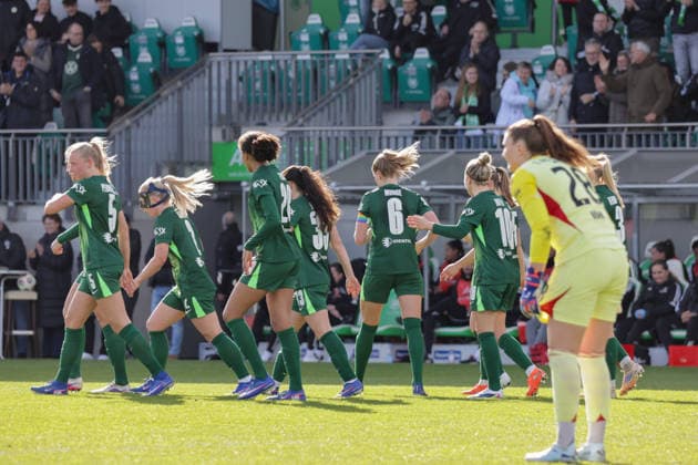29.03.2026, xgrfx, Fussball Google Pixel Frauen-Bundesliga, VfL Wolfsburg - 1.FC Union Berlin v.l. Tor, Janina Minge zum 1:1 (VfL Wolfsburg) (DFL DFB REGULATIONS PROHIBIT ANY USE OF PHOTOGRAPHS as IMAGE SEQUENCES and or QUASI-VIDEO) Wolfsburg