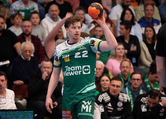 29.03.2026, Deutschland, Göppingen, Handball DAIKIN HBL, FRISCH AUF! Göppingen vs. HC Erlangen, Erik Persson (FAG)