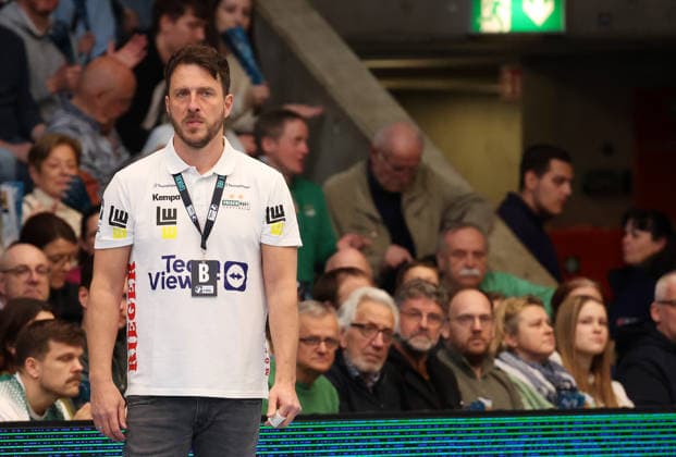 29.03.2026, Deutschland, Göppingen, Handball DAIKIN HBL, FRISCH AUF! Göppingen vs. HC Erlangen, FAG Trainer Ben Matschke