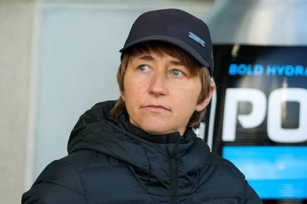 Wolfsburg, Deutschland: 29. März 2026 - 1. Frauen Bundesliga - 22. Spieltag - VfL Wolfsburg vs. Union Berlin Im Bild: Trainerin Ailien Poese (Union Berlin) Copyright: HMBxMedia MadeleinexFantini