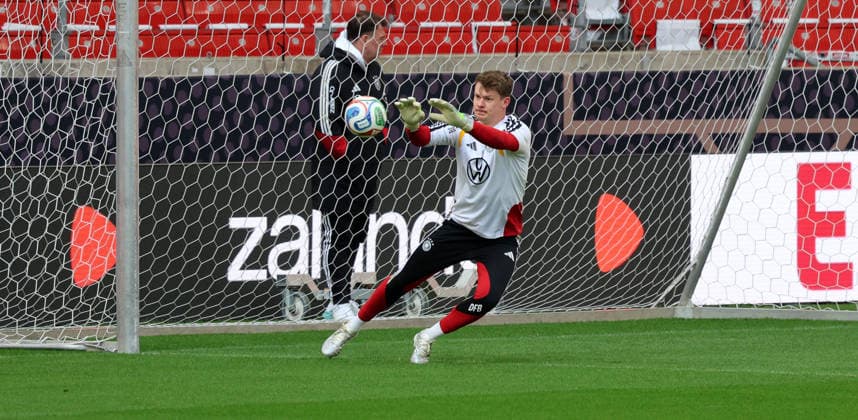 29.03.26 DFB Training Deutschland, Stuttgart, 29.03.2026, Fussball, Nationalmannschaft; 2026, DFB Deutschland, Training: Alexander Nübel.