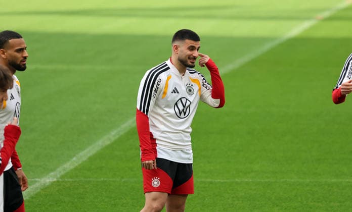 29.03.26 DFB Training Deutschland, Stuttgart, 29.03.2026, Fussball, Nationalmannschaft; 2026, DFB Deutschland, Training: Deniz Undav.