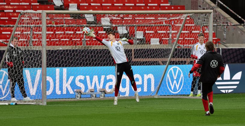 29.03.26 DFB Training Deutschland, Stuttgart, 29.03.2026, Fussball, Nationalmannschaft; 2026, DFB Deutschland, Training: Alexander Nübel.