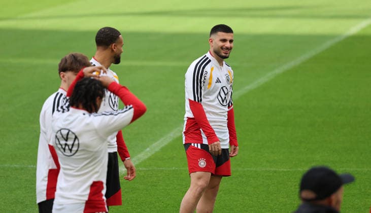 29.03.26 DFB Training Deutschland, Stuttgart, 29.03.2026, Fussball, Nationalmannschaft; 2026, DFB Deutschland, Training: Deniz Undav.