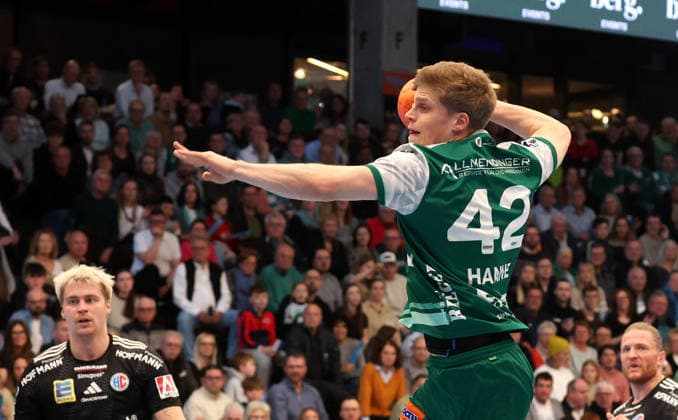29.03.2026, Deutschland, Göppingen, Handball DAIKIN HBL, FRISCH AUF! Göppingen vs. HC Erlangen, Martin Hanne (FAG)