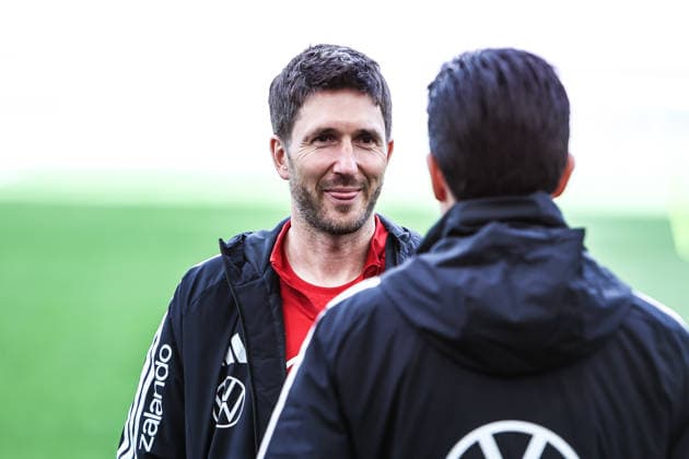 Fussball, UEFA Länderspiel Abschlusstraining Deutschland vor dem Freundschaftsspiel gegen Ghana 29.03.2026, MHP Arena Stuttgart Benjamin Glück (Co Trainer, Deutschland) Stuttgart MHP Arena Baden-Württemberg Deutschland