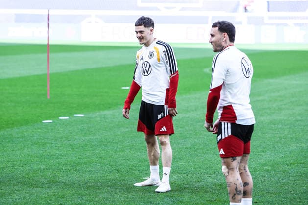 Fussball, UEFA Länderspiel Abschlusstraining Deutschland vor dem Freundschaftsspiel gegen Ghana 29.03.2026, MHP Arena Stuttgart Florian Wirtz (Deutschland, 17) Stuttgart MHP Arena Baden-Württemberg Deutschland
