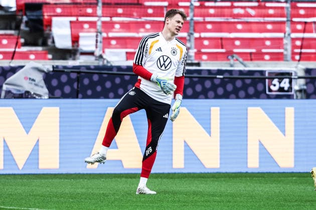 Fussball, UEFA Länderspiel Abschlusstraining Deutschland vor dem Freundschaftsspiel gegen Ghana 29.03.2026, MHP Arena Stuttgart Alexander Nübel (Deutschland, 12) Stuttgart MHP Arena Baden-Württemberg Deutschland