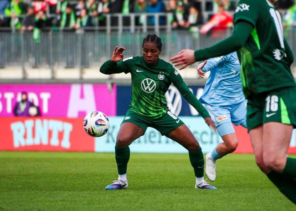 Deutschland: Frauen-Bundesliga 2025 2026, 22. Spieltag - VfL Wolfsburg VS 1. FC Union Berlin - AOK Stadion (Wolfsburg): Lineth Beerensteyn (VfL Wolfsburg Frauen, 9) Wolfsburg Copyright: xAymanxAlahmedx