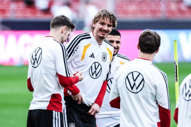 Fussball, UEFA Länderspiel Abschlusstraining Deutschland vor dem Freundschaftsspiel gegen Ghana 29.03.2026, MHP Arena Stuttgart Nick Woltemade (Deutschland, 11) Stuttgart MHP Arena Baden-Württemberg Deutschland