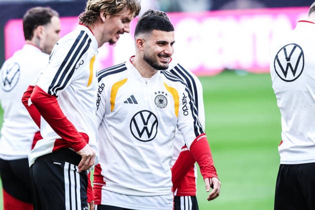 Fussball, UEFA Länderspiel Abschlusstraining Deutschland vor dem Freundschaftsspiel gegen Ghana 29.03.2026, MHP Arena Stuttgart Deniz Undav (Deutschland, 13) Stuttgart MHP Arena Baden-Württemberg Deutschland