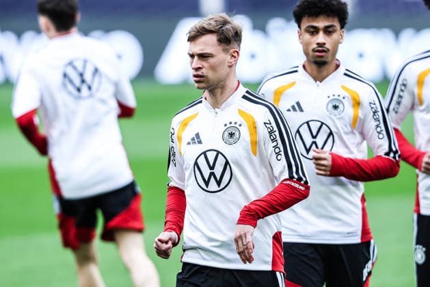 Fussball, UEFA Länderspiel Abschlusstraining Deutschland vor dem Freundschaftsspiel gegen Ghana 29.03.2026, MHP Arena Stuttgart Joshua Kimmich (Deutschland, 6) Stuttgart MHP Arena Baden-Württemberg Deutschland