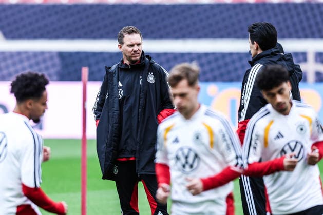 Fussball, UEFA Länderspiel Abschlusstraining Deutschland vor dem Freundschaftsspiel gegen Ghana 29.03.2026, MHP Arena Stuttgart Julian Nagelsmann (Trainer, Deutschland) Stuttgart MHP Arena Baden-Württemberg Deutschland