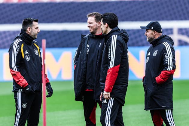 Fussball, UEFA Länderspiel Abschlusstraining Deutschland vor dem Freundschaftsspiel gegen Ghana 29.03.2026, MHP Arena Stuttgart Julian Nagelsmann (Trainer, Deutschland) Stuttgart MHP Arena Baden-Württemberg Deutschland