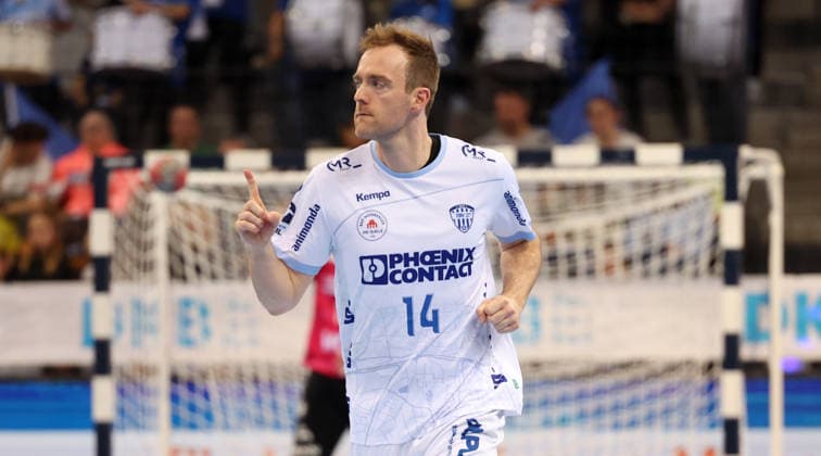 29.03.2026, Deutschland, Stuttgart, Handball Bundesliga, TVB Stuttgart vs. Lemgo Lippe, Bobby Schagen (Lemgo)