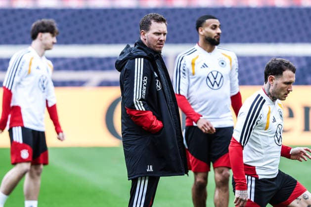 Fussball, UEFA Länderspiel Abschlusstraining Deutschland vor dem Freundschaftsspiel gegen Ghana 29.03.2026, MHP Arena Stuttgart Julian Nagelsmann (Trainer, Deutschland) Stuttgart MHP Arena Baden-Württemberg Deutschland