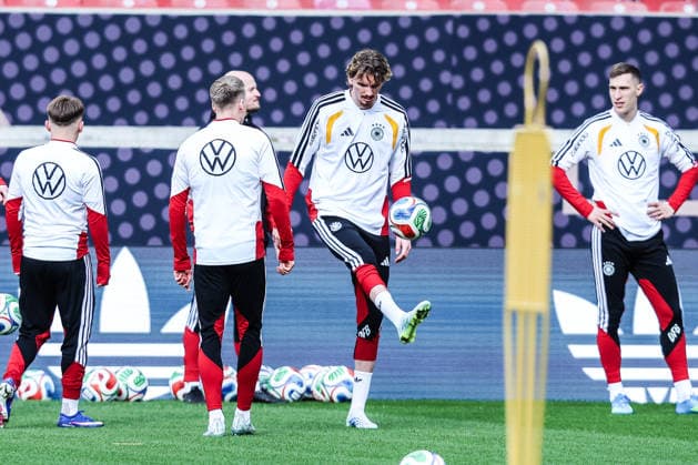 Fussball, UEFA Länderspiel Abschlusstraining Deutschland vor dem Freundschaftsspiel gegen Ghana 29.03.2026, MHP Arena Stuttgart Nick Woltemade (Deutschland, 11) Stuttgart MHP Arena Baden-Württemberg Deutschland