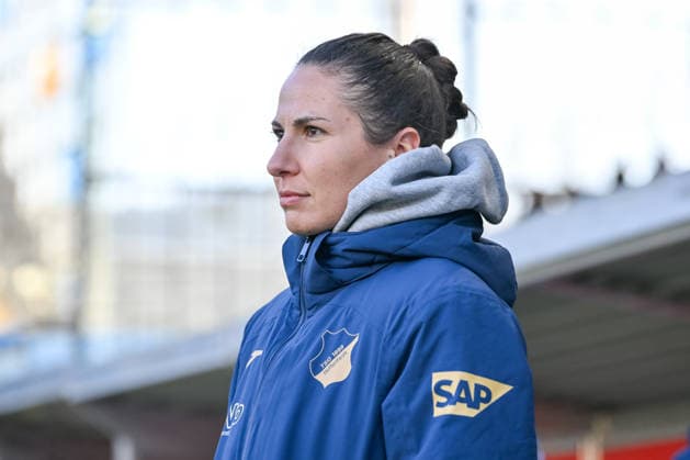 Eva-Maria Virsinger (TSG Hoffenheim, Trainerin) GER, SC Freiburg - TSG Hoffenheim, Frauen-Fussball, Google Pixel Frauen-Bundesliga, 22. Spieltag, Saison 2025 2026, 29.03.2026 DFB REGULATIONS PROHIBIT ANY USE OF PHOTOGRAPHS AS IMAGE SEQUENCES AND OR QUASI-VIDEO GER, SC Freiburg - TSG Hoffenheim, Frauen-Fussball, Google Pixel Frauen-Bundesliga, 22. Spieltag, Saison 2025 2026, 29.03.2026 Freiburg Copyright: xEibner-Pressefoto ThomasxHessx EP_THS