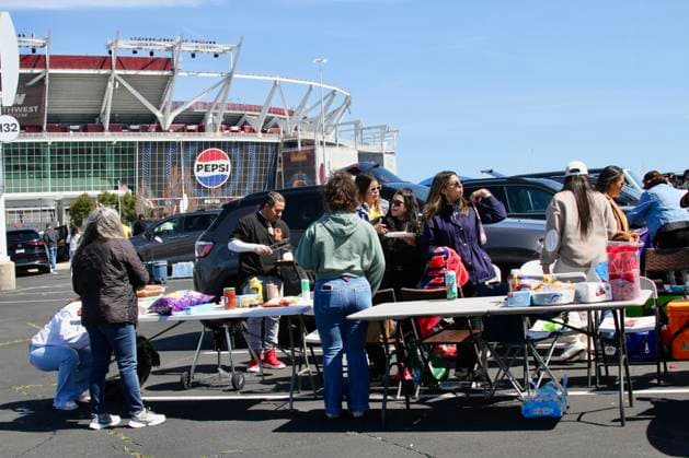 RECORD DATE NOT STATED France vs Colombia International Friendly, Länderspiel, Nationalmannschaft (SPO) France vs Colombia International Friendly. March 29, 2026, Landover, Maryland, USA: Colombian fans celebrate and make barbecues before soccer between France and Colombia at Northwest Stadium, Landover. Credit: Niyi Fote Thenews2 (Foto: Niyi Fote Thenews2 imago images) SPO  Copyright: xNiyixFotex