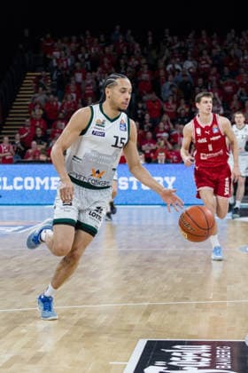 Bamberg, Deutschland 29. März 2026: 1.BBL - 2025 2026 - BMA365 Bamberg Baskets gegen Gladiators Trier Im Bild: Jordan Roland (Trier) Brose Arena Bayern Copyright: xFotostandx xSchmittx