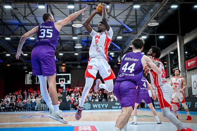 Barmer 2. Basketball Bundesliga ProA: Rheinstars Köln vs. BG Göttingen, 29.03.2026 Kenny Baptiste (RheinStarsKöln 39), Barmer 2. Basketball Bundesliga ProA: Rheinstars Köln vs. BG Göttingen am 29.03.2026 in der Motorworld Köln in Koeln (Nordrhein-Westfalen) Copyright: xBEAUTIFULxSPORTS Mueller-Laschetx