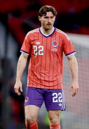 Scotland v Japan - International Friendly, Länderspiel, Nationalmannschaft Anthony Ralston of Scotland in action during the international friendly match between Scotland and Japan on March 28, 2026 in Glasgow, Scotland. WARNING! This Photograph May Only Be Used For Newspaper And Or Magazine Editorial Purposes. May Not Be Used For Publications Involving 1 player, 1 Club Or 1 Competition Without Written Authorisation From Football DataCo Ltd. For Any Queries, Please Contact Football DataCo Ltd on +44 (0) 207 864 9121 Glasgow Hampden Park Glasgow Scotland Copyright: xAllstarxPicturexLibraryxLtdx