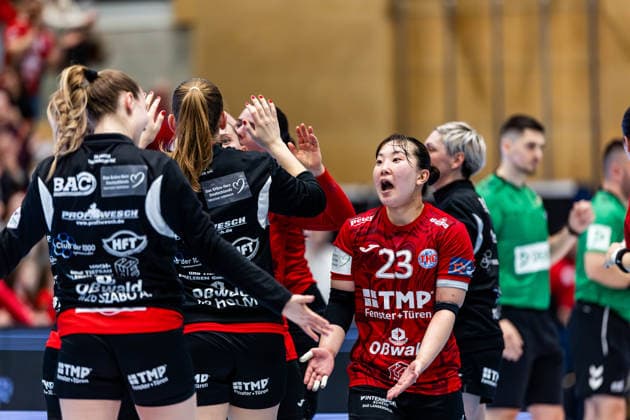 29.03.2026, GER, Handball, Frauen, Saison 2025 2026, EHF European League, Viertelfinale, Thueringer HC - Nykobing Falster Handbold Natsuki Aizawa (Thueringer HC,23) 99947 Bad Langensalza Salza Halle Sporthalle Mehrz Thüringen Deutschland