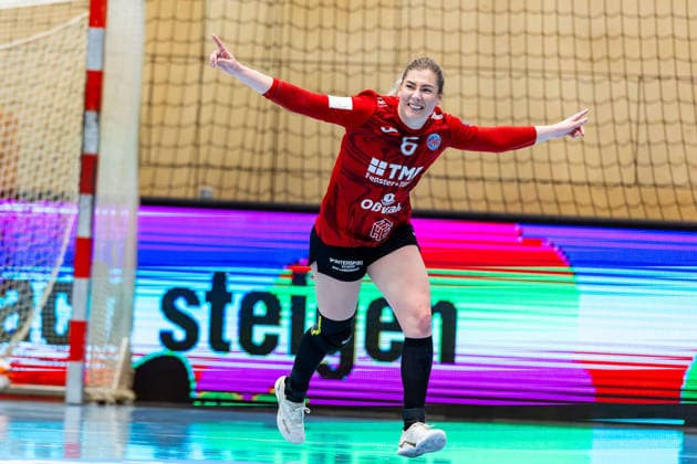 29.03.2026, GER, Handball, Frauen, Saison 2025 2026, EHF European League, Viertelfinale, Thueringer HC - Nykobing Falster Handbold Nathalie Hendrikse (Thueringer HC,6) 99947 Bad Langensalza Salza Halle Sporthalle Mehrz Thüringen Deutschland