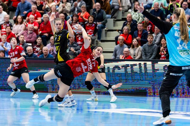 29.03.2026, GER, Handball, Frauen, Saison 2025 2026, EHF European League, Viertelfinale, Thueringer HC - Nykobing Falster Handbold Kelly de Abreu Rosa (Thueringer HC,3) 99947 Bad Langensalza Salza Halle Sporthalle Mehrz Thüringen Deutschland