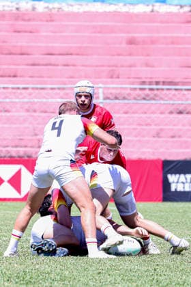 Canada defeats Germany in the men s SVNS 2 tournament in Sao Paulo. Sao Paulo (SP), 03 29 2026 Rugby Sevens SVNS 2 Men s The Canadian team defeated the German team 26-21 during the Sao Paulo stage of the SVNS 2 circuit, an international rugby sevens competition. The match was held at the Nicolau Alayon stadium, in the capital of Sao Paulo, bringing together men s teams competing for a place in the elite of the world circuit of the this Sunday (29). (Foto: Leco Viana Thenews2 imago images) SPO  Copyright: xLecoxVianax