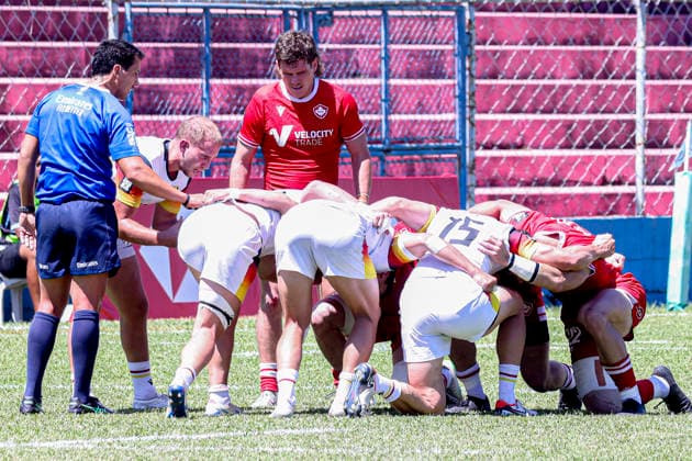 Canada defeats Germany in the men s SVNS 2 tournament in Sao Paulo. Sao Paulo (SP), 03 29 2026 Rugby Sevens SVNS 2 Men s The Canadian team defeated the German team 26-21 during the Sao Paulo stage of the SVNS 2 circuit, an international rugby sevens competition. The match was held at the Nicolau Alayon stadium, in the capital of Sao Paulo, bringing together men s teams competing for a place in the elite of the world circuit of the this Sunday (29). (Foto: Leco Viana Thenews2 imago images) SPO  Copyright: xLecoxVianax