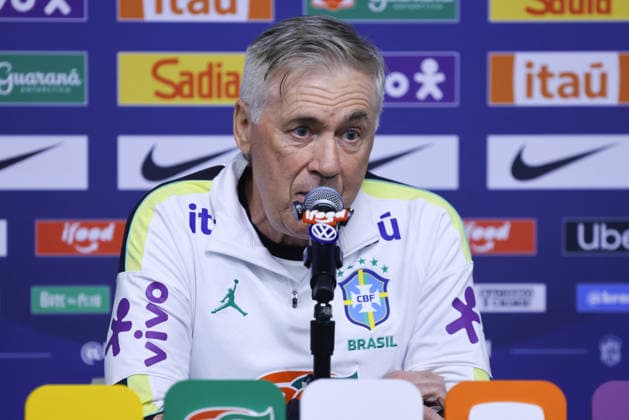 Brazil press conference, PK, Pressekonferenz Orlando, United States of America, March 30th, 2026, Brazil Press Conference, at the Camping World Stadium, Carlo Ancelotti photography by @odysseyimg @guelbergoes Orlando United States of America