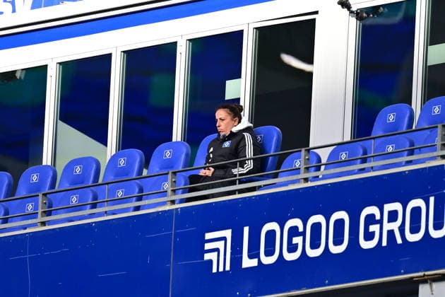 Fußball I Frauen I Saison 2025-2026 I Bundesliga I 22. Spieltag I Hamburger SV - Bayer 04 Leverkusen I 30.03.2026 Heute auf der Tribüne Liese Brancao (Hamburger SV) Sperre Hamburg Volkspark, Volksparkstadion, Stadion, Volkspark-Stadion Hamburg Deutschland Copyright: xLobeca FelixxSchlikisx