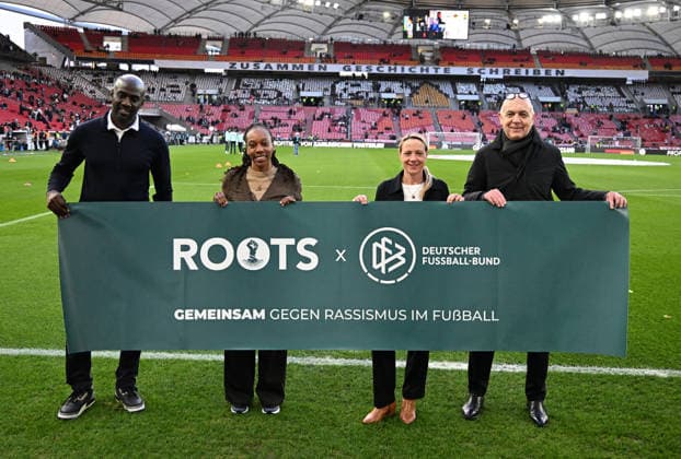 30.03.2026, xsltx, Fussball Länderspiel, Deutschland - Ghana v.l. Banner, Trainer Otto Addo (Ghana), DFB Praesident Bernd Neuendorf (Deutscher Fussball-Bund) (DFL DFB REGULATIONS PROHIBIT ANY USE OF PHOTOGRAPHS as IMAGE SEQUENCES and or QUASI-VIDEO) Stuttgart *** 30 03 2026, xsltx, Football international, Germany Ghana v l Banner, Coach Otto Addo Ghana , DFB Praesident Bernd Neuendorf Deutscher Fussball Bund DFL DFB REGULATIONS PROHIBIT ANY USE OF PHOTOGRAPHS as IMAGE SEQUENCES and or QUASI VIDEO Stuttgart