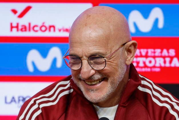 Soccer International Friendly, Länderspiel, Nationalmannschaft md-1 - Spain Head coach of the Spain national soccer team Luis de la Fuente attends a press conference, PK, Pressekonferenz in Barcelona, Spain, 30 March 2026. Spain will face Egypt in their International Friendly soccer match on 31 March. Barcelona Spain  Copyright: xAlbertoxEstevezx
