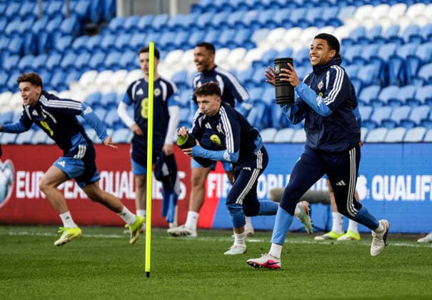 Northern Ireland Squad Training, Cardiff City Stadium, Wales 30 3 2026 Shea Charles Shea Charles 30 3 2026  Copyright: x INPHO Presseye WilliamxCherryx N Ireland Training_039