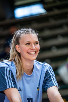 Basketball Berlin 28.03.2026 DBBL 1. Bundesliga Saison 2025 2026 Alba Berlin - Herner TC Nina Rosemeyer Nr. 11 *** Basketball Berlin 28 03 2026 DBBL 1 Bundesliga Season 2025 2026 Alba Berlin Herner TC Nina Rosemeyer Nr 11