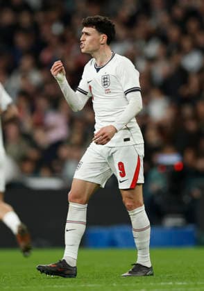 London, England, 31st March 2026. Phil Foden of England showing frustration during the England vs Japan International Friendly, Länderspiel, Nationalmannschaft match at Wembley Stadium, London. Picture credit should read: Matthew Impey Sportimage EDITORIAL USE ONLY. No use with unauthorised audio, video, data, fixture lists, club league logos or live services. Online in-match use limited to 120 images, no video emulation. No use in betting, games or single club league player publications. SPI_045_MI_Eng_Japan SPI-4662-0044