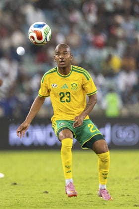 Jayden Adams of South Africa during the International Friendly, Länderspiel, Nationalmannschaft between South Africa and Panama, held as part of preparations for the 2026 World Cup, at Moses Mabhida Stadium in Durban on 27 March 2026. Photo: Sportzpics  Copyright: xSportzpicsx xSportsxPressxPhotox Sportspressphoto_SPR122157