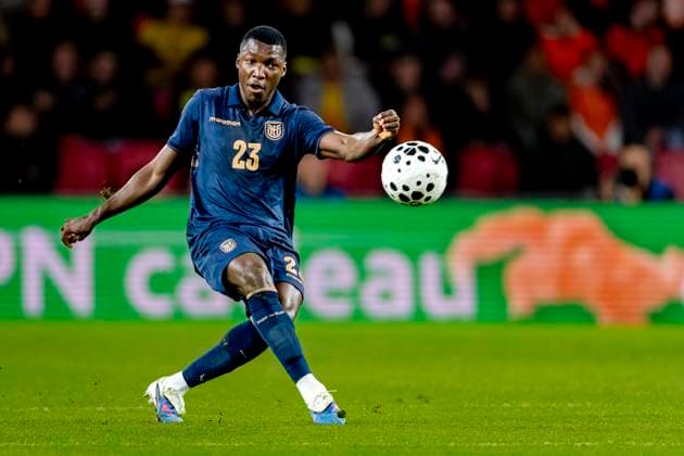 EINDHOVEN - Moises Caicedo of Ecuador during the friendly international match, Länderspiel, Nationalmannschaft between the Netherlands and Ecuador on March 31, 2026, at Philips Stadium, the Netherlands. (Photo by DeFodi Images) - *** EINDHOVEN Moises Caicedo of Ecuador during the friendly international match between the Netherlands and Ecuador on March 31, 2026, at Philips Stadium, the Netherlands Photo by DeFodi Images