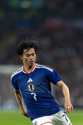 Football - International Friendly, Länderspiel, Nationalmannschaft - England v Japan LONDON, ENGLAND - Tuesday, March 31, 2026: Japan s Kaoru Mitoma during an International Friendly match between England and Japan at Wembley Stadium. (Photo by David Rawcliffe Propaganda) LONDON Wembley Stadium GREATER LONDON ENGLAND  Copyright: xDavidxRawcliffex P2026-03-31-England_Japan-42
