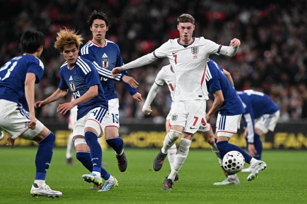 England v Japan, Friendly Cole Palmer of England on the attack during the Friendly match between England and Japan at Wembley Stadium, London, UK on 31 March 2026. London Wembley Stadium Greater London UK Editorial use only , Copyright: xGrahamxHuntx PSI-23978-0084