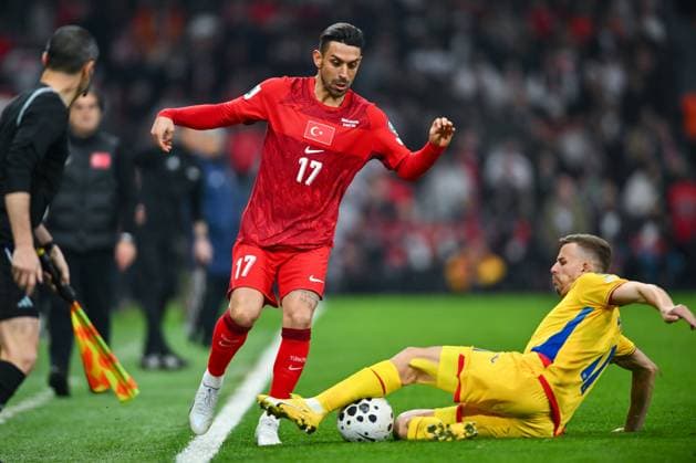 Turkey v Romania - FIFA World Cup, WM, Weltmeisterschaft, Fussball 2026 European Qualifiers KO play-offs Nicusor Bancu of Romania and Irfan Can Kahveci of Turkey play during the FIFA World Cup 2026 European Qualifiers knockout play-offs game between Turkey and Romania in Istanbul, Turkey, on March 26, 2026. Istanbul Turkey  Copyright: xAlexxNicodimx originalFilename:nicodim-turkeyvr260326_np8k0.jpg