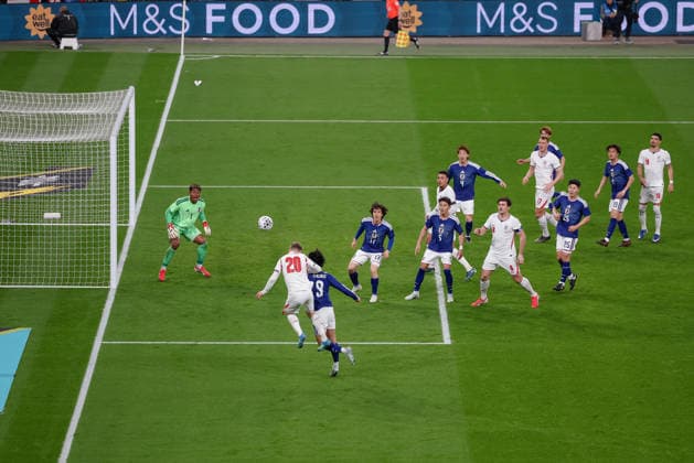 International Friendly, Länderspiel, Nationalmannschaft England v Japan Wembley Stadium 31.03.2026 24.03.2025 Jarrod Bowen of England header International Friendly England v Japan Wembley Stadium 31.03.2026 Photograph By Marc Aspland The Times  Copyright: xMarcxAsplandx NINTCHDBPICT001070714412