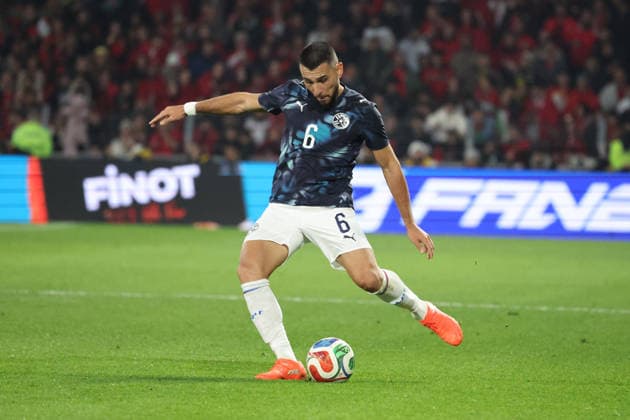 FOOTBALL : Maroc vs Paraguay - amical prÃ paration - 31 03 2026 Junior Alonso (Paraguay) lors du match Maroc vs Paraguay, stade Bollaert-Delelis, le 31 mars 2026 - photo Laurent Sanson PsnewZ  Copyright: xLaurentxSANSONx xPsnewZx
