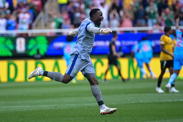 DR CONGO VS JAMAICA - FIFA World Cup, WM, Weltmeisterschaft, Fussball 2026 PLAY-OFF TOURNAMENT - MARCH 31, 2026 ZAPOPAN, JALISCO, MEXICO. March 31st: Lionel Mpasi 1 of Congo DR celebrates goal his team during the FIFA World Cup 2026 play-off tournament match between DR Congo and Jamaica, held at Akron Stadium in Zapopan, Jalisco, Mexico. (PHOTO BY SANDRA BAUTISTA IMAGO IMAGES STRAFFON IMAGES MANDATORY CREDIT EDITORIAL USE Copyright: xSANDRAxBAUTISTAx